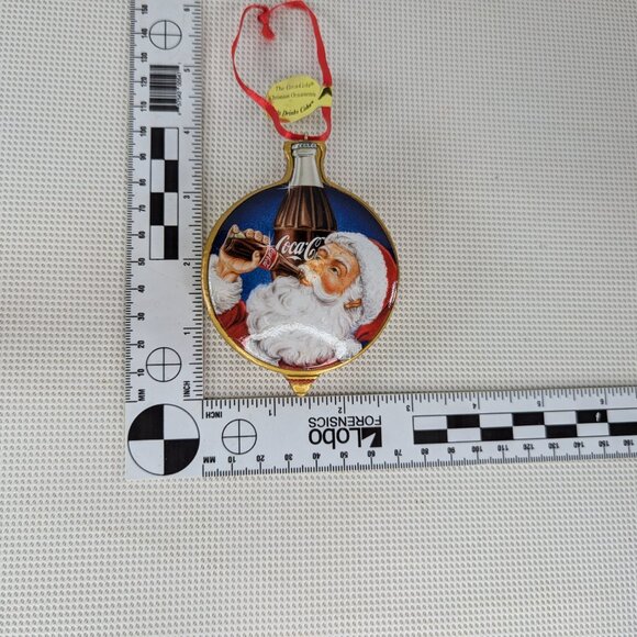 Danbury Mint Coca Cola Christmas Ornament Set of 2 with Original Box - Picture 12 of 13